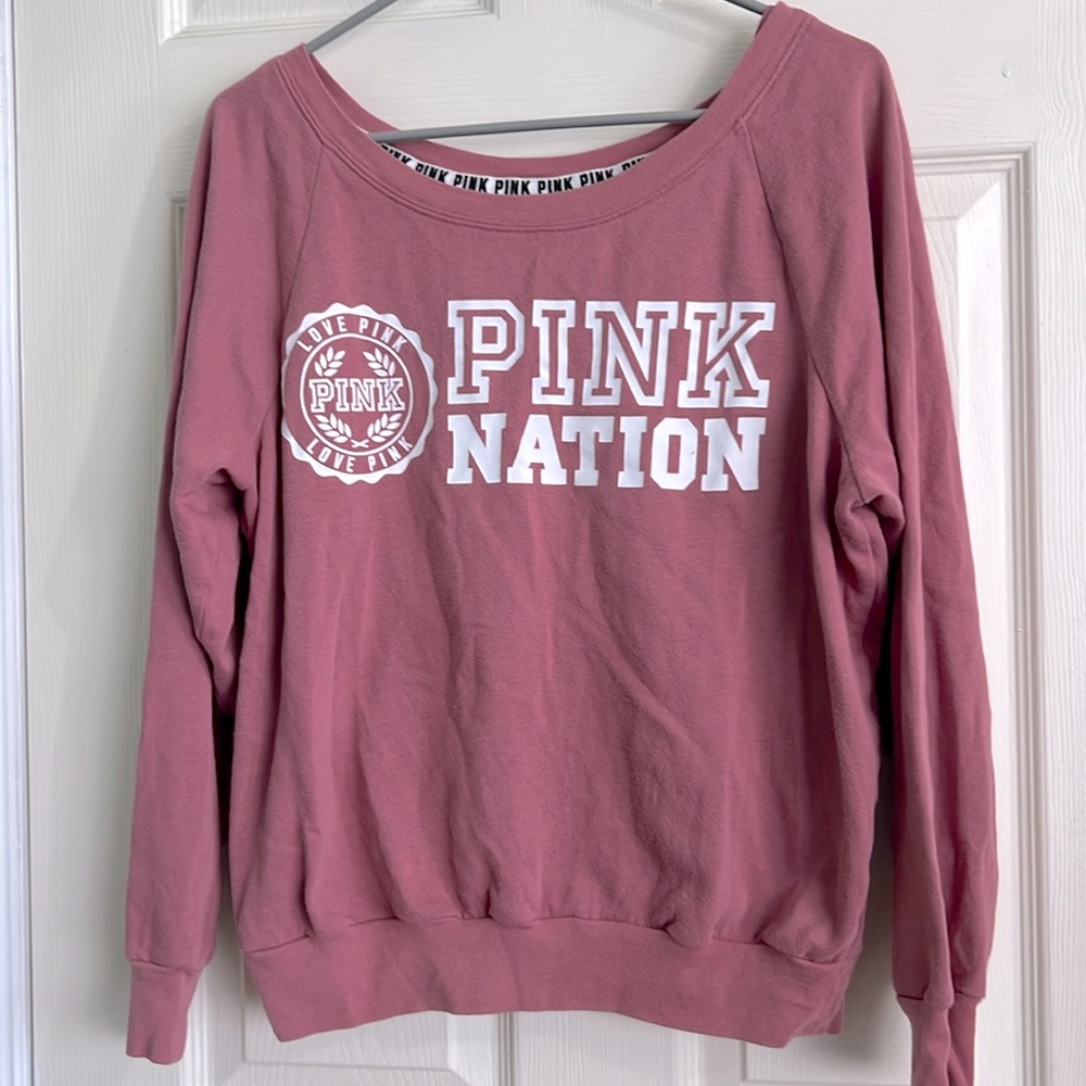 VS pink nation sweatshirt